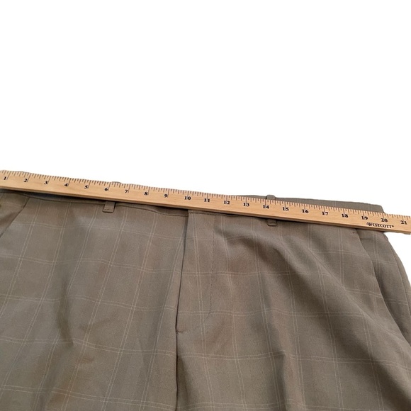 Perry Ellis Portfolio Tweed/Window Pane Dress Pants-Size 38x30 NWT-Non iron - Picture 2 of 13
